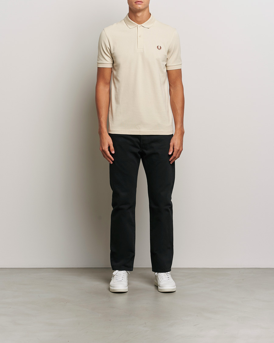 Herren | Poloshirts | Fred Perry | Plain Polo Shirt Oatmeal