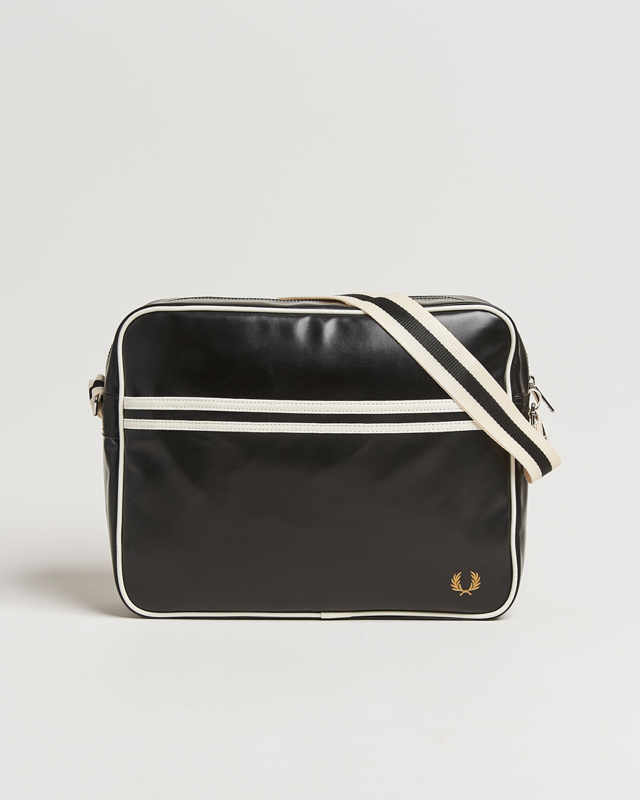 Herren | Taschen | Fred Perry | Classic Shoulder Bag Black/Ecru