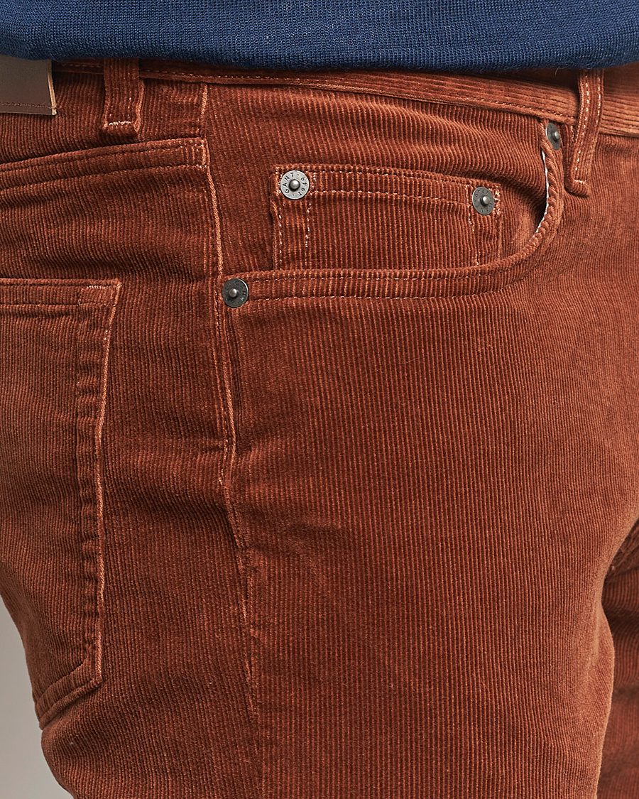 Herren | Hosen | Gant | Cord 5-Pocket Jeans Chocolate Brown