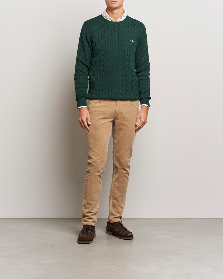 Herren | Hosen | GANT | Cord 5-Pocket Jeans Dark Khaki