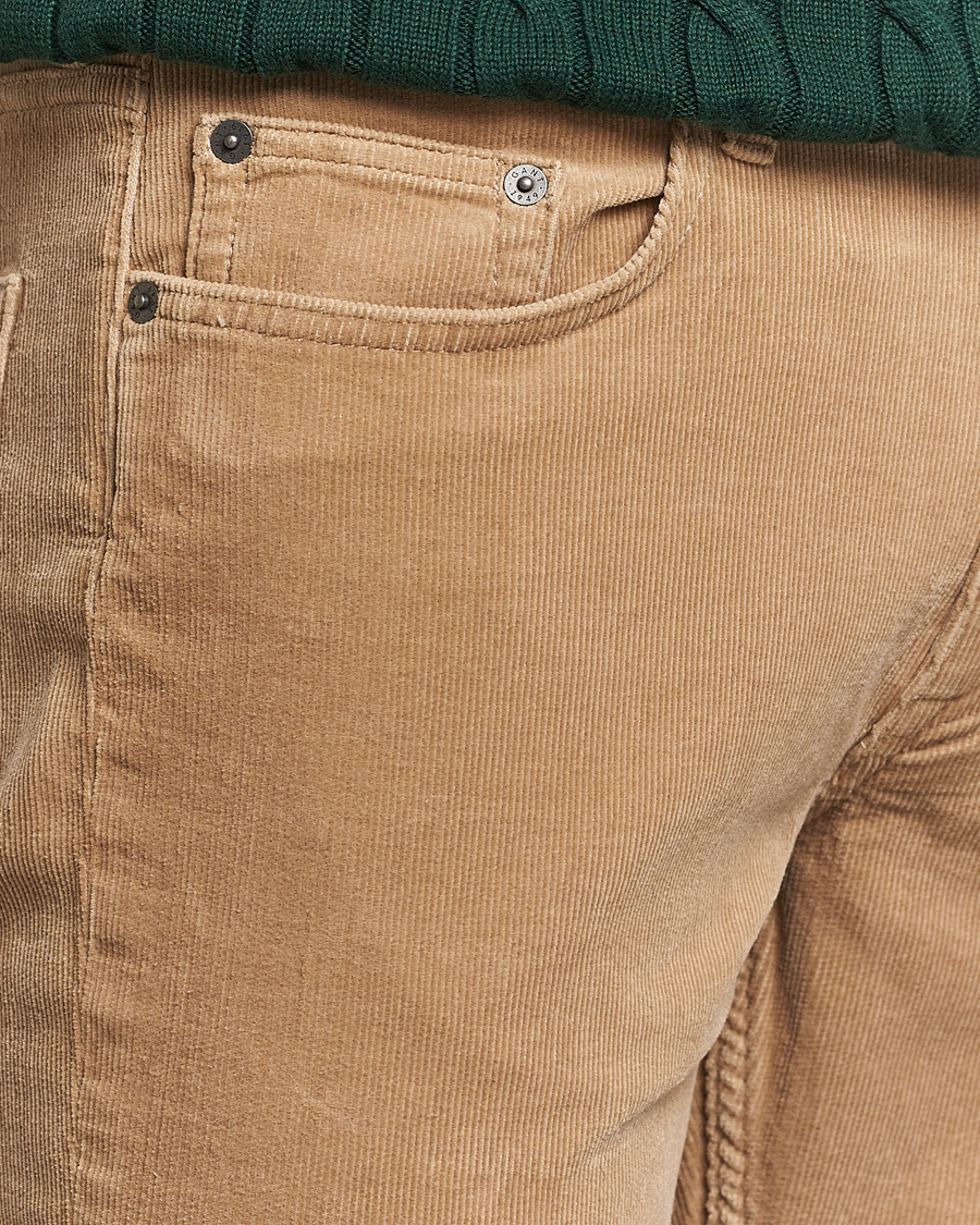 Herren | Hosen | Gant | Cord 5-Pocket Jeans Dark Khaki