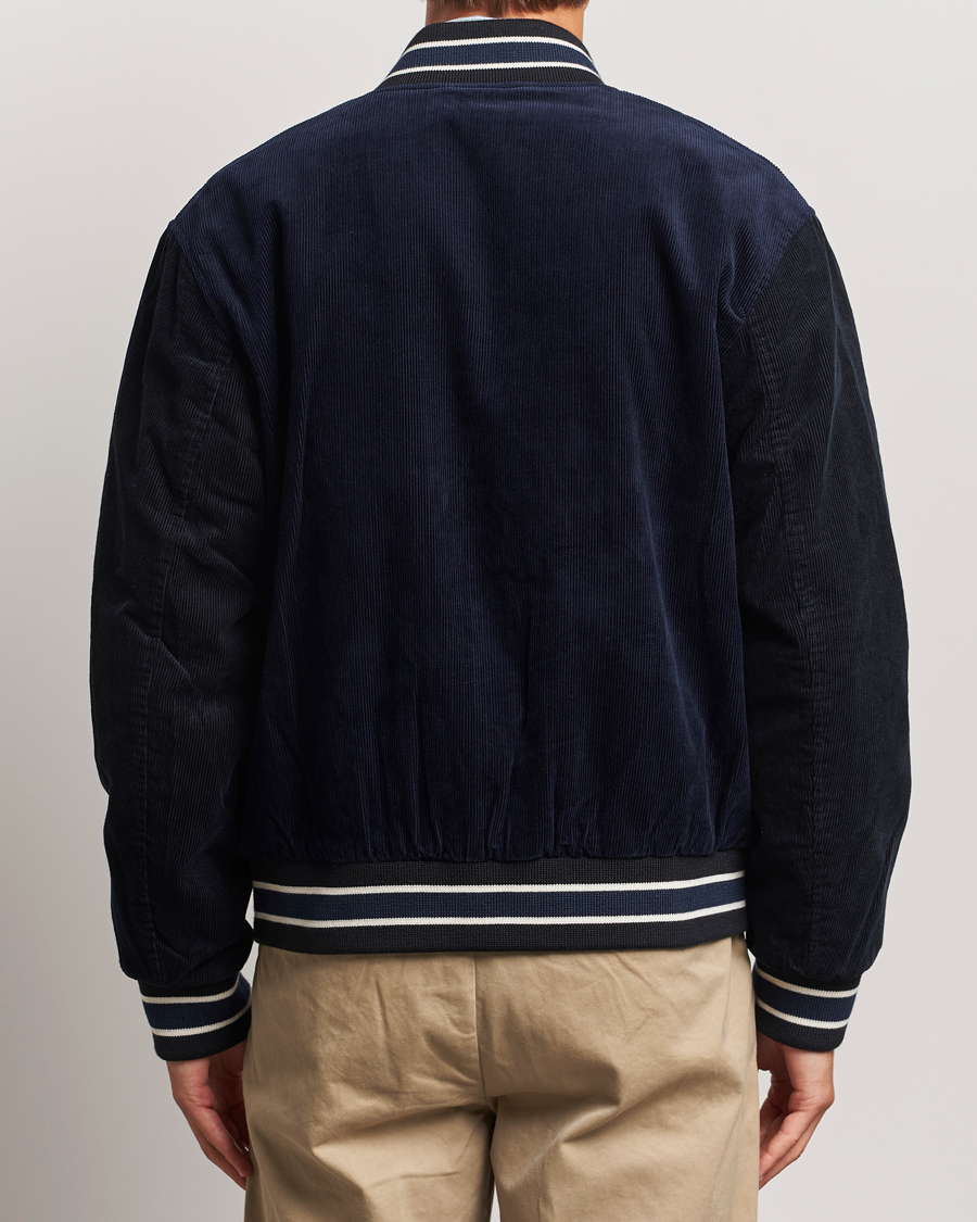 Herren | Jacken | GANT | Cord Varsity Jacket Evening Blue