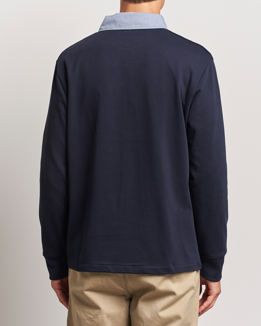 Herren | Pullover | GANT | Original Solid Heavy Rugger Evening Blue