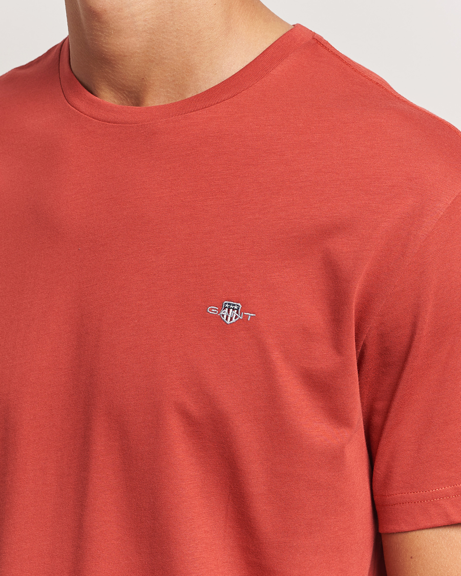 Herren | T-Shirts | GANT | The Original T-Shirt Iron Red