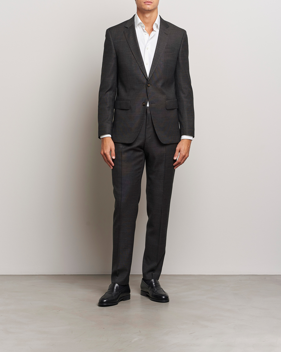 Herren | BOSS BLACK Huge Wool Suit Open Green | BOSS BLACK | Huge Wool Suit Open Green