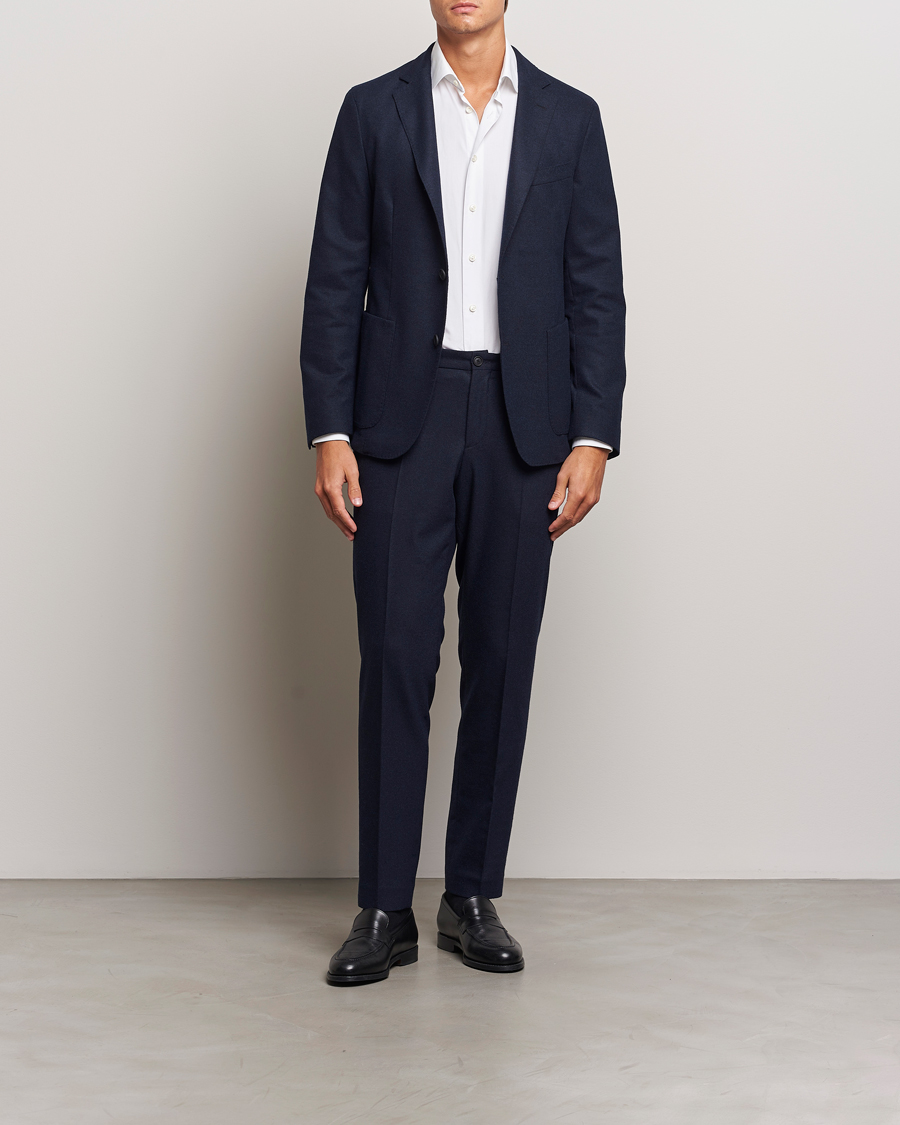 Herren | Sakkos | BOSS BLACK | Hanry Wool Tech Blazer Dark Blue