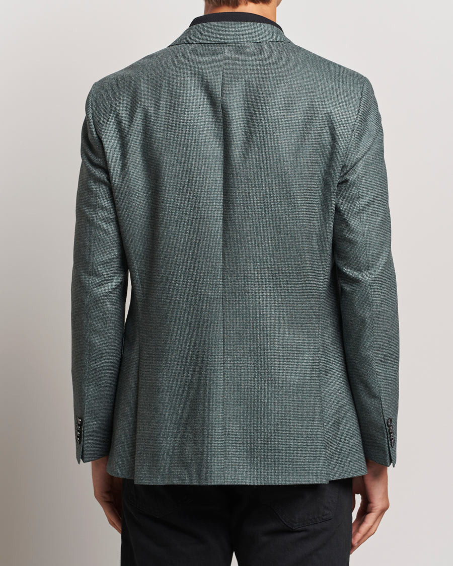 Herren | Sakkos | BOSS BLACK | Hutson Wool Dogtooth Blazer Light Green