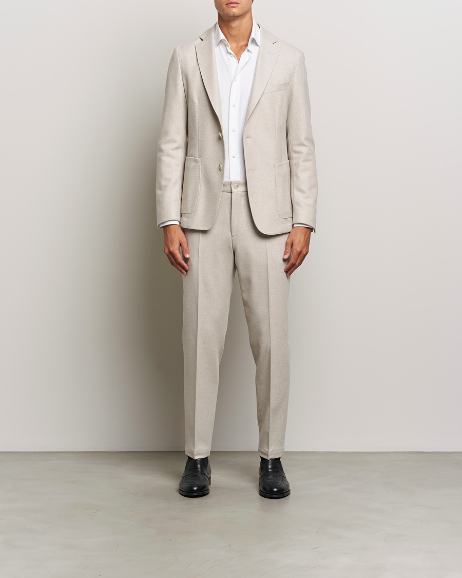 Herren | Sakkos | BOSS BLACK | Hanry Wool Patch Pocket Blazer Open White