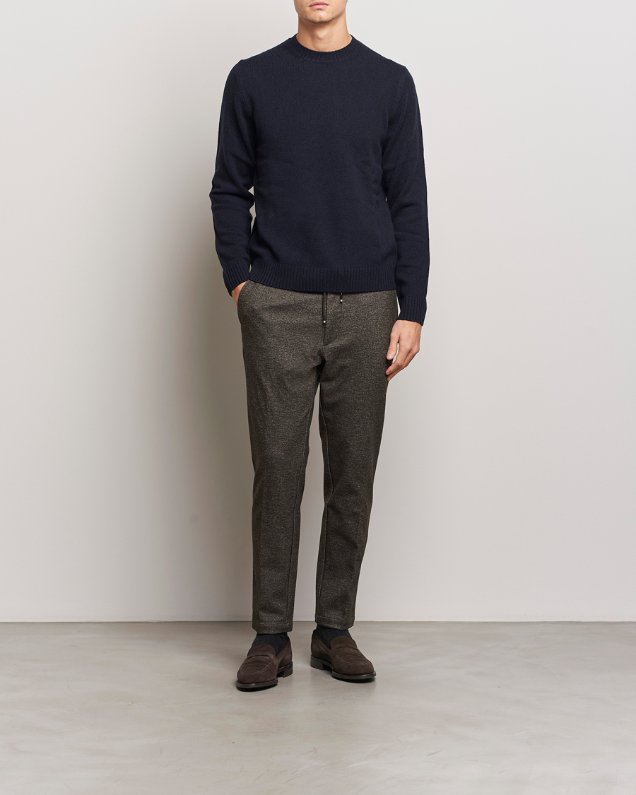 Herren | Hosen | BOSS BLACK | Kane Brushed Drawstring Trousers Dark Beige