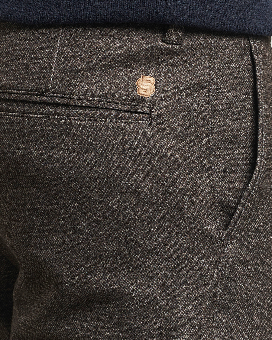 Herren | Hosen | BOSS BLACK | Kane Brushed Drawstring Trousers Dark Beige