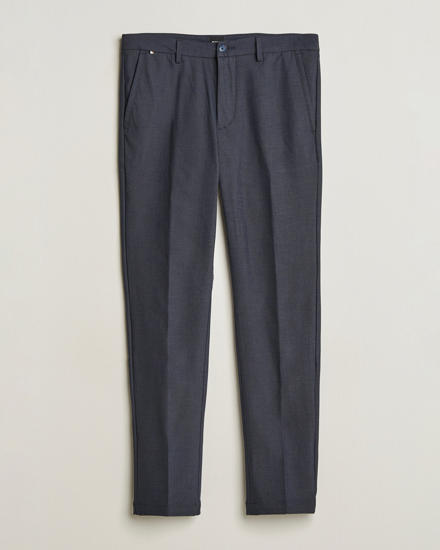 Herren | Hosen | BOSS BLACK | Kaiton Structured Chinos Dark Blue