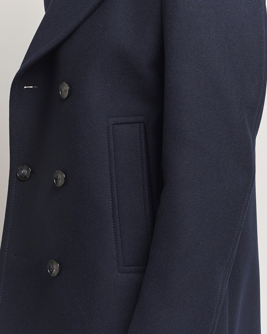 Herren | Jacken | BOSS BLACK | Clay Wool Peacoat Dark Blue