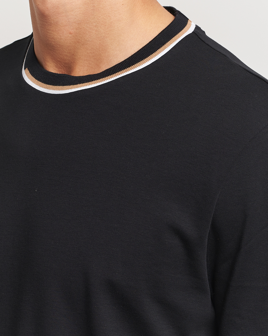 Herren | T-Shirts | BOSS BLACK | Thompson Crew Neck T-Shirt Black