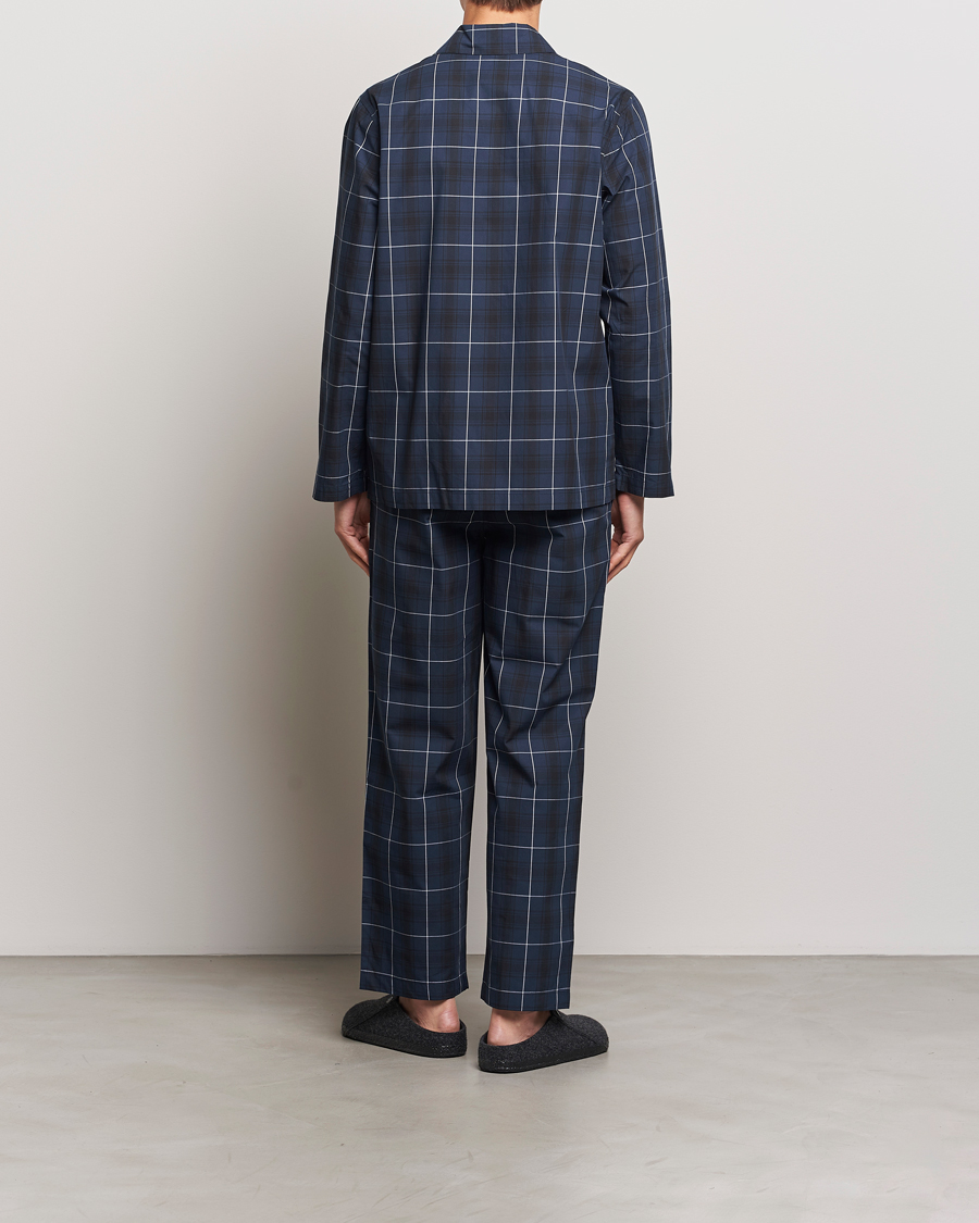 Herren | BOSS BLACK Urban Checked Pyjama Set Dark Blue | BOSS BLACK | Urban Checked Pyjama Set Dark Blue