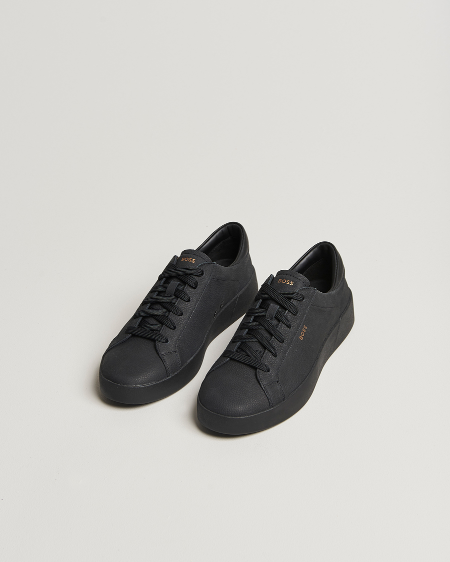 BOSS BLACK Belwar Leather Sneaker Black bei Care of Carl