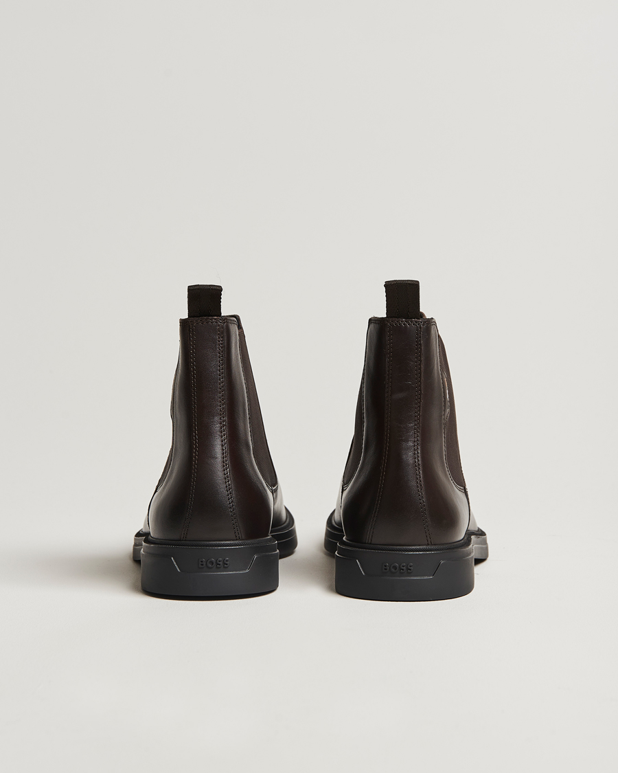 Herren | BOSS BLACK Calev Leather Chelsea Boot Dark Brown | BOSS BLACK | Calev Leather Chelsea Boot Dark Brown