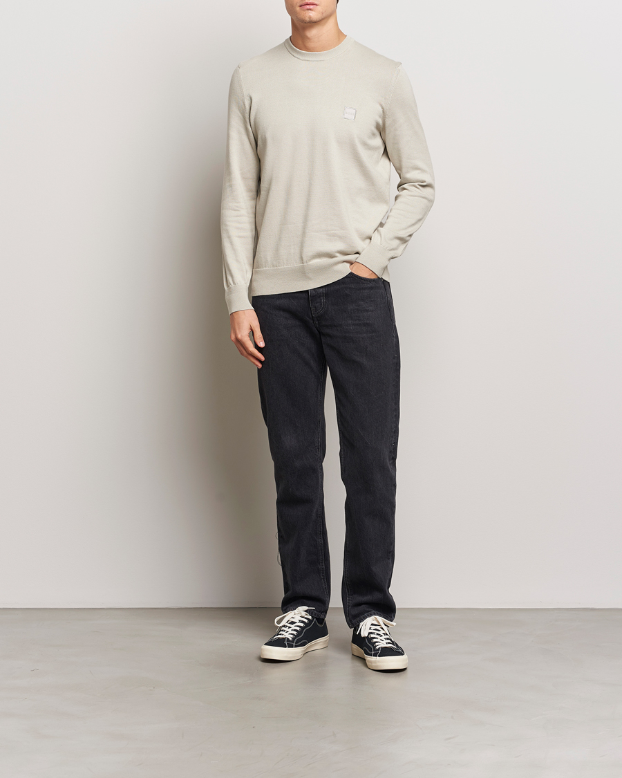 Herren | Pullover | BOSS ORANGE | Kanovano Knitted Sweater Light Beige