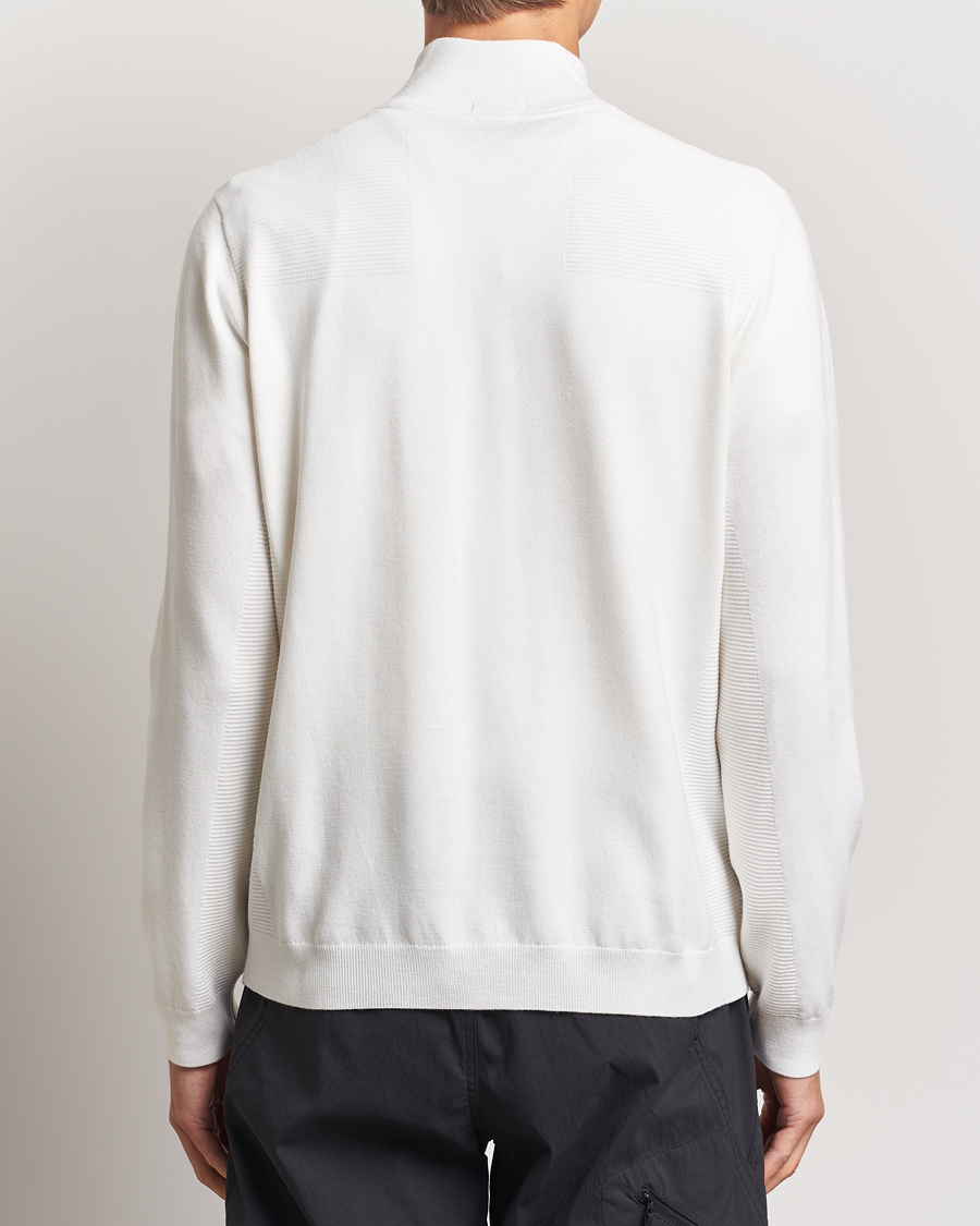 Herren | Pullover | BOSS GREEN | Momentum Knitted Half Zip White