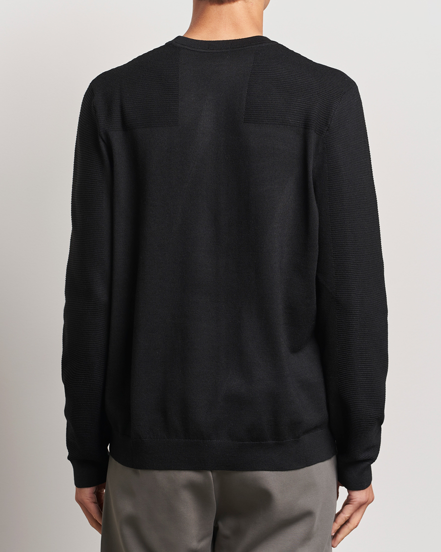 Herren | Pullover | BOSS GREEN | Momentum Knitted Crew Neck Black