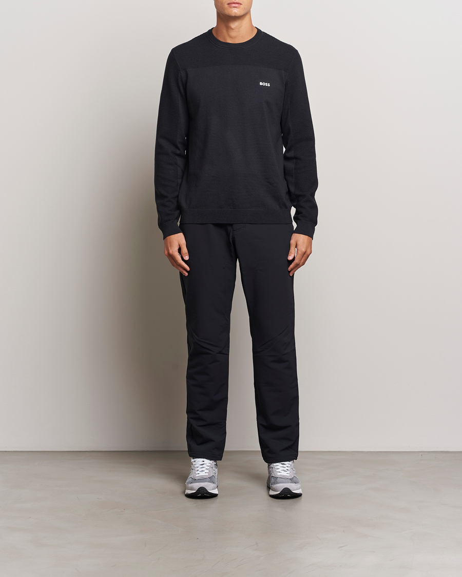 Herren | Pullover | BOSS GREEN | Momentum Knitted Crew Neck Dark Blue