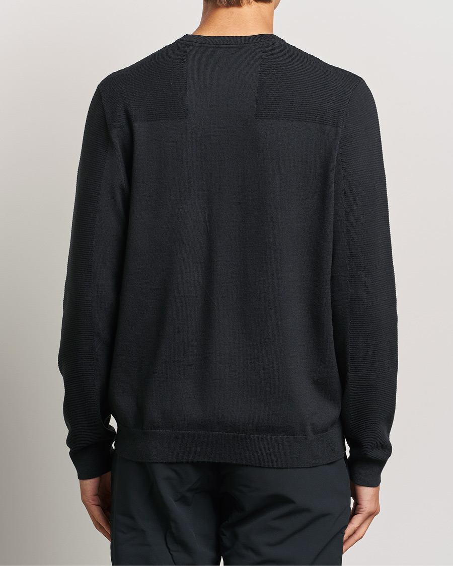 Herren | Pullover | BOSS GREEN | Momentum Knitted Crew Neck Dark Blue
