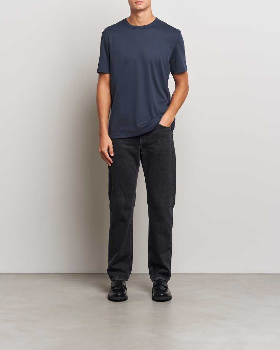 Herren | T-Shirts | HUGO | Dozy Crew Neck T-Shirt Dark Blue