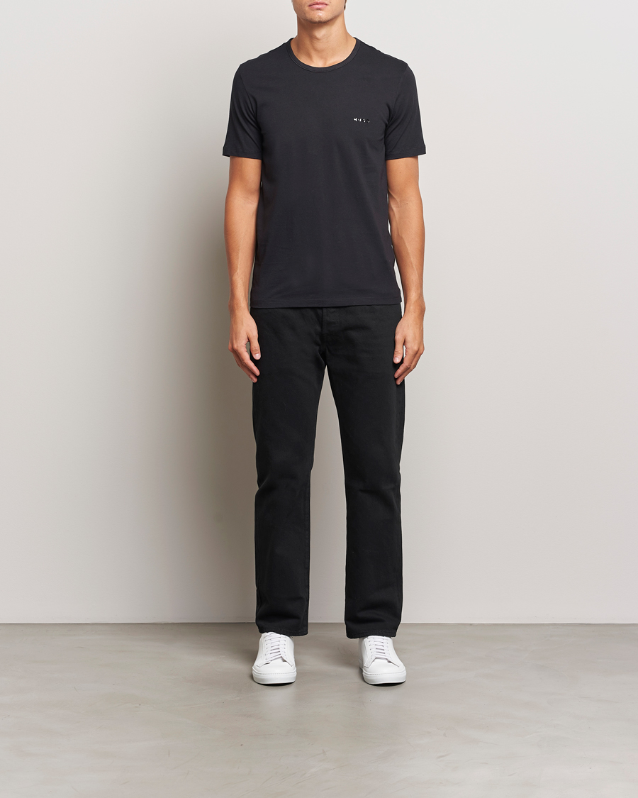 Herren | T-Shirts | HUGO | 3-Pack Crew Neck T-Shirt Black