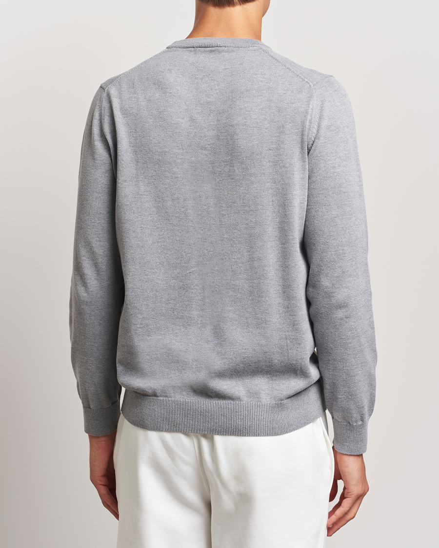 Herren | Pullover | Lacoste | Cotton Knitted Sweater Silver Chine