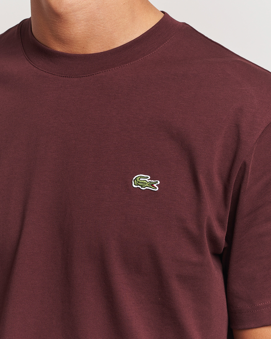 Herren | T-Shirts | Lacoste | Crew Neck T-Shirt Espresso