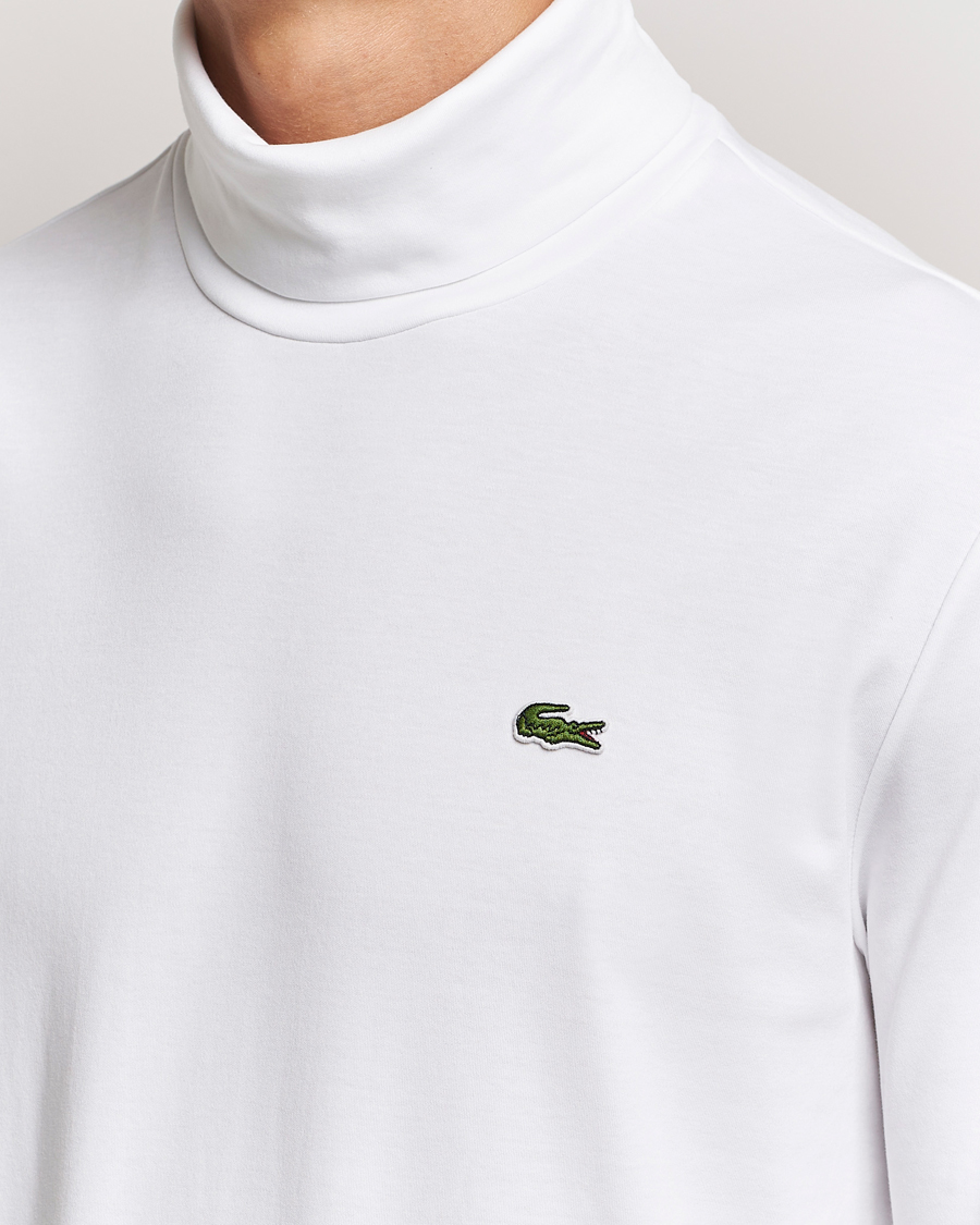 Herren | Pullover | Lacoste | Interlock Cotton Rollneck White