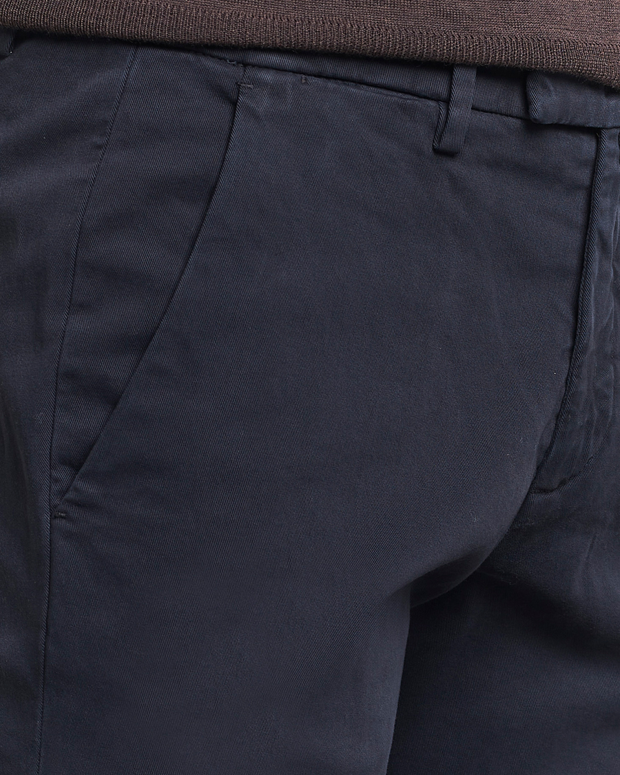 Herren | Hosen | Briglia 1949 | Slim Fit Cotton Stretch Chino Navy