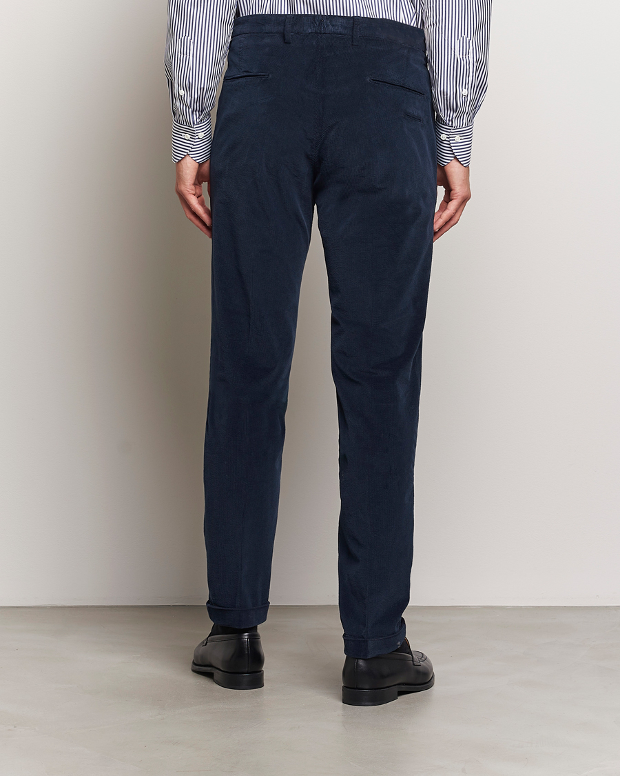 Herren | Hosen | Briglia 1949 | Slim Fit Corduroy Trousers Navy