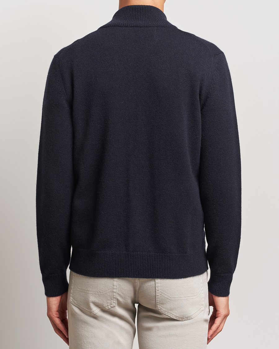 Herren | Pullover | Brioni | Cashmere Cardigan Jacket Navy
