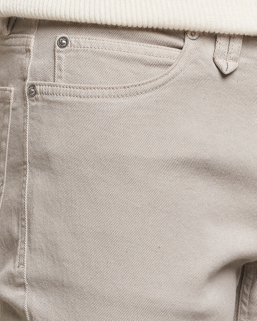 Herren | Hosen | Brioni | Slim Fit 5-Pocket Cotton Pants Light Beige