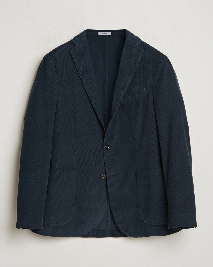 Boglioli K Jacket Corduroy Blazer Navy bei Care of Carl