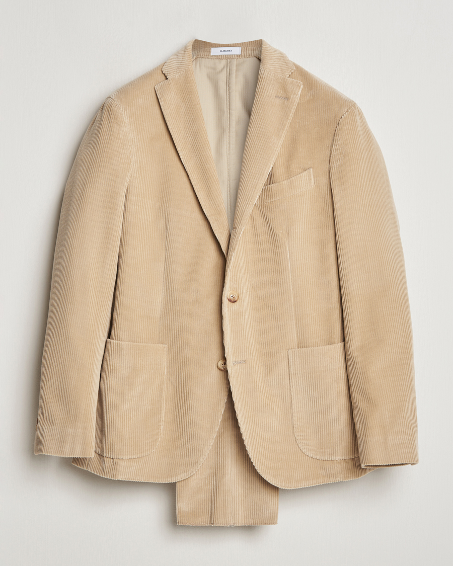 Herren | Anzüge | Boglioli | K Jacket Wale Corduroy Suit Beige