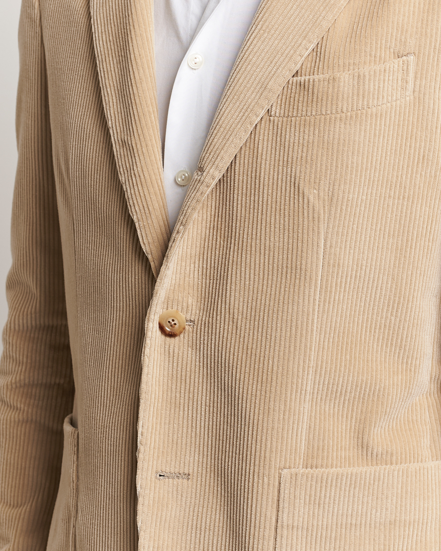 Herren | Anzüge | Boglioli | K Jacket Wale Corduroy Suit Beige