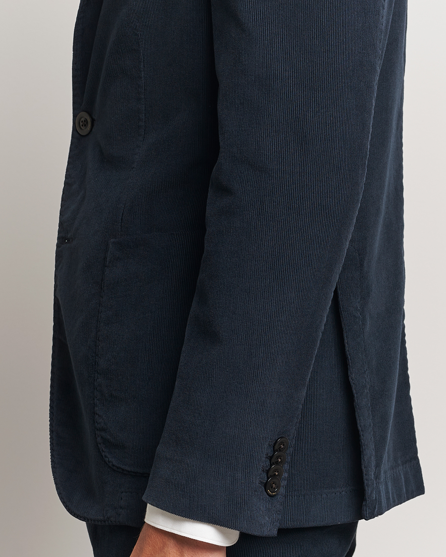 Herren | Boglioli K Jacket Baby Corduroy Suit Navy | Boglioli | K Jacket Baby Corduroy Suit Navy