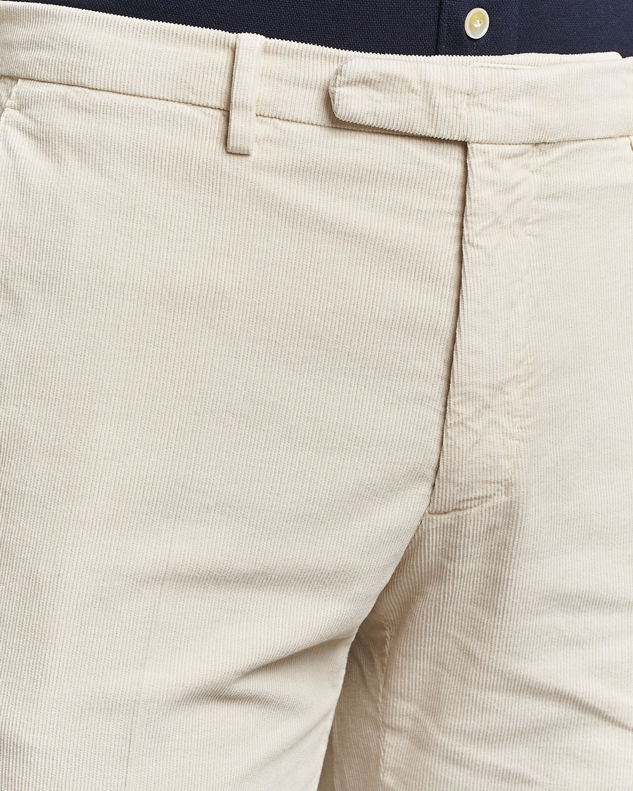 Herren | Hosen | Boglioli | Corduroy Trousers Off White