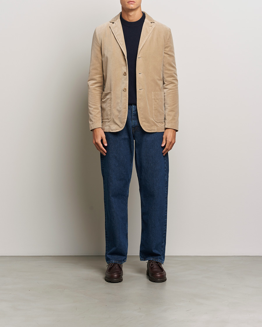 Herren | Sakkos | Aspesi | Velvet Casual Jacket Beige