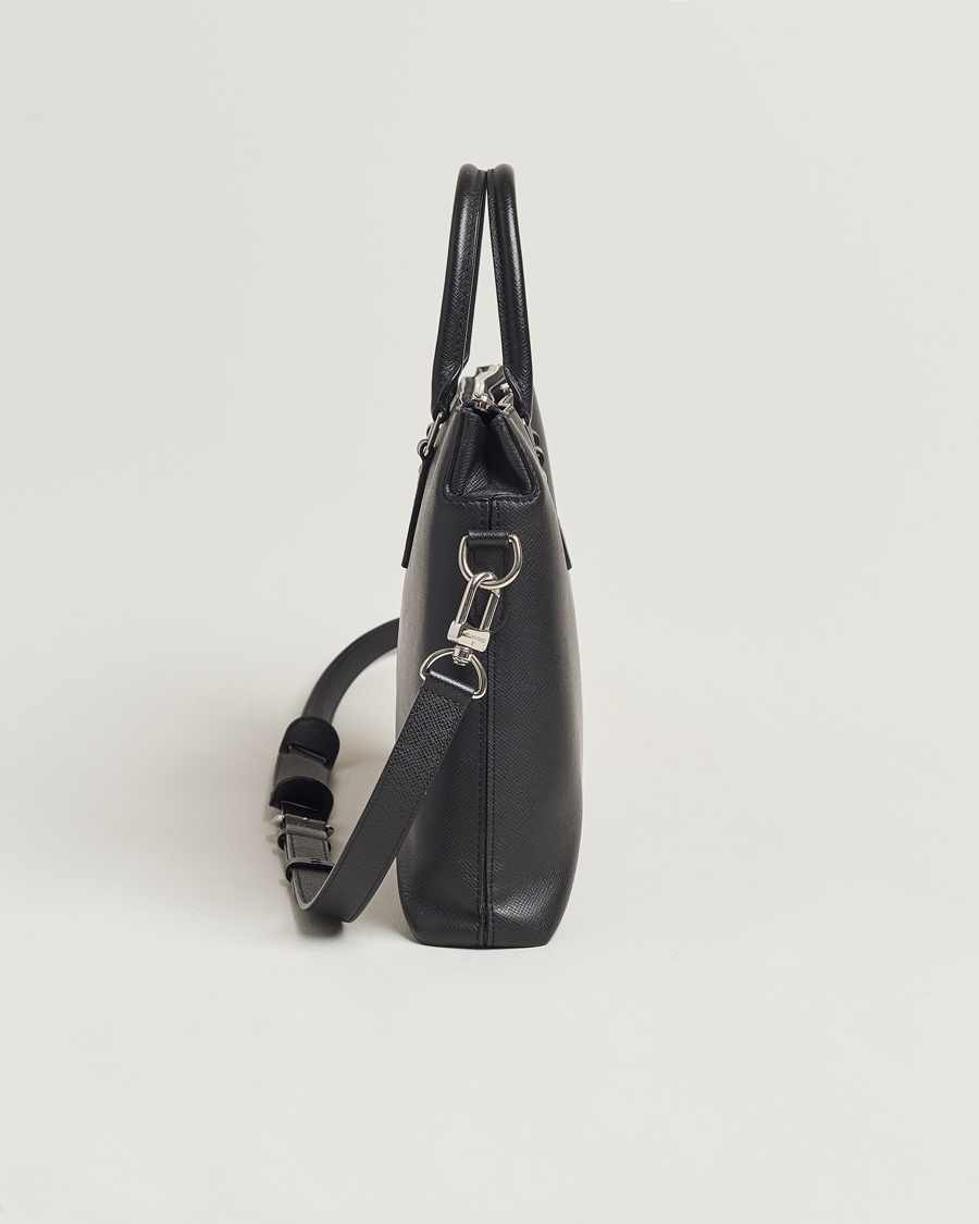 Herren | Louis Vuitton Pre-Owned Anton Brief Taiga Noir Silver | Louis Vuitton Pre-Owned | Anton Brief Taiga Noir Silver
