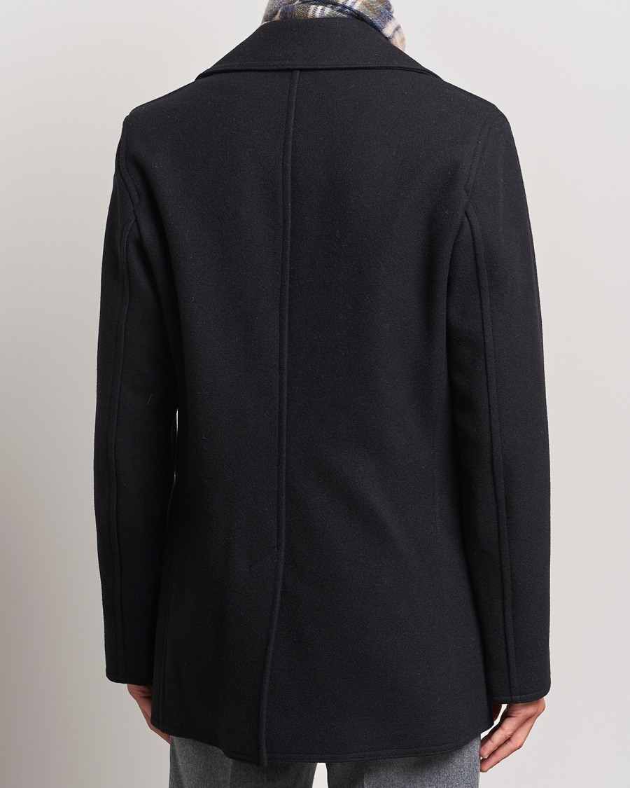 Herren | Jacken | Gloverall | Churchill Reefer Peacoat Black