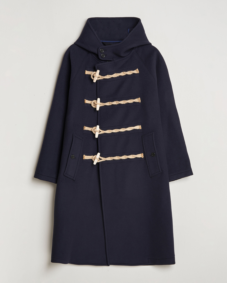 Herren | Jacken | Gloverall | Huxley Duffle Coat Navy