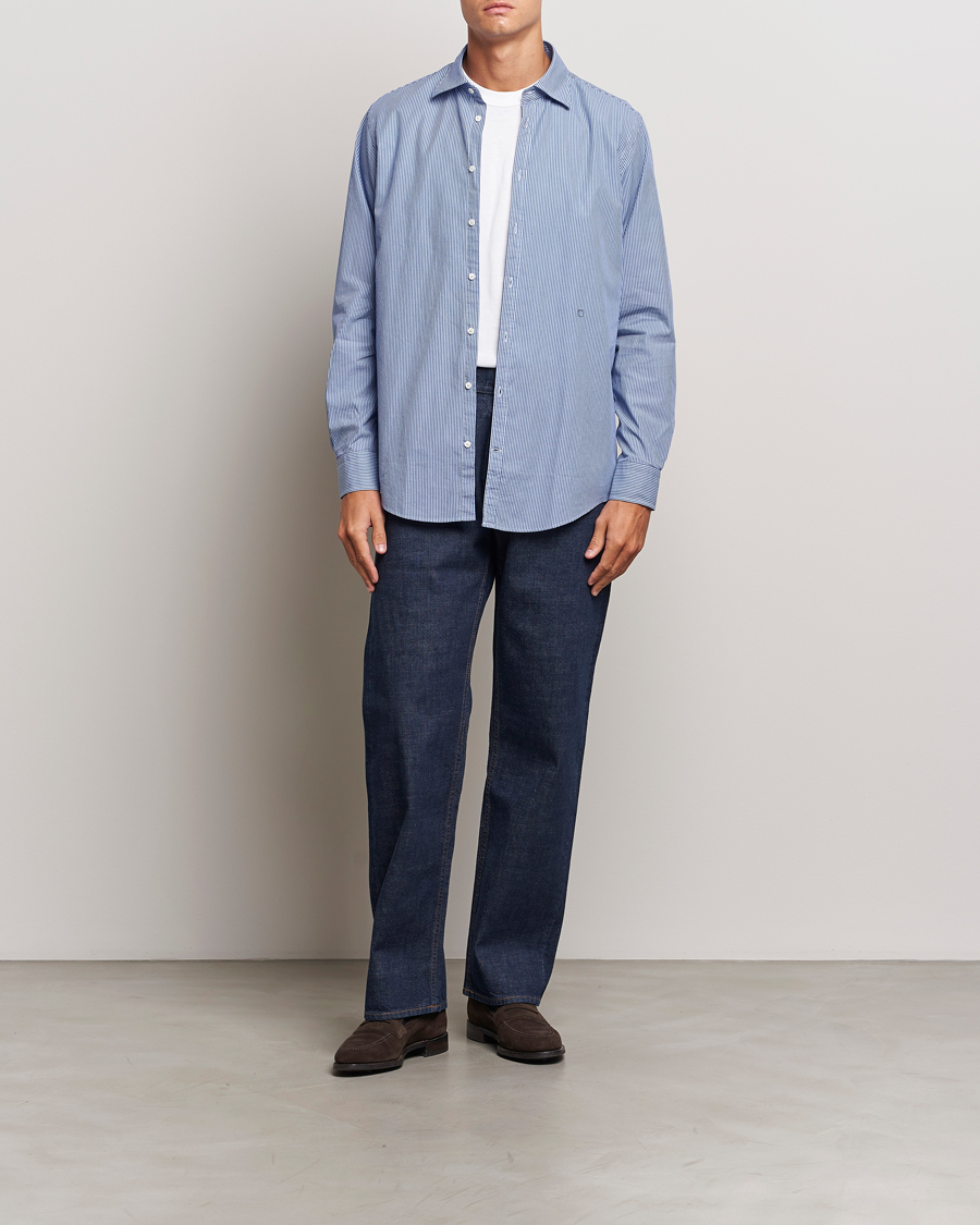Herren | Hemden | Massimo Alba | Genova Casual Shirt Blue Stripe