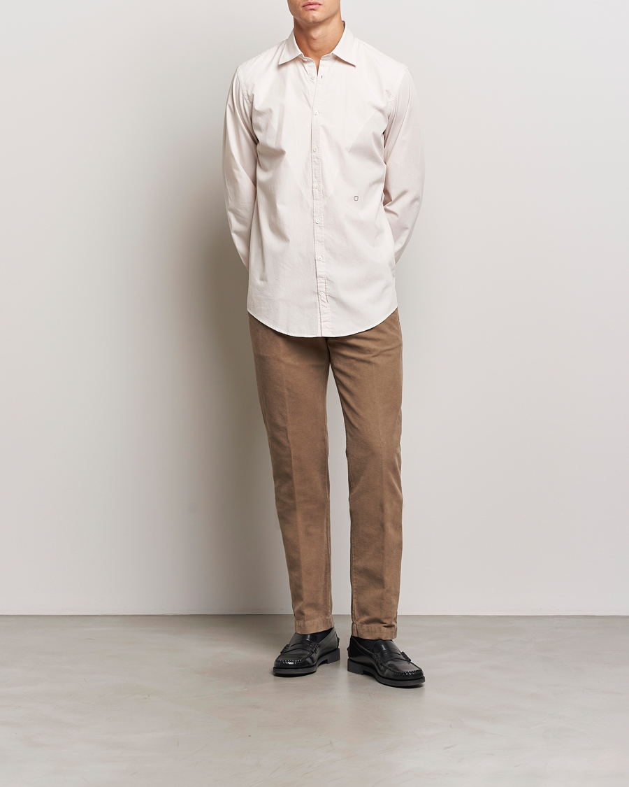 Herren | Hosen | Massimo Alba | Ionio Pleated Moleskine Trousers Brown