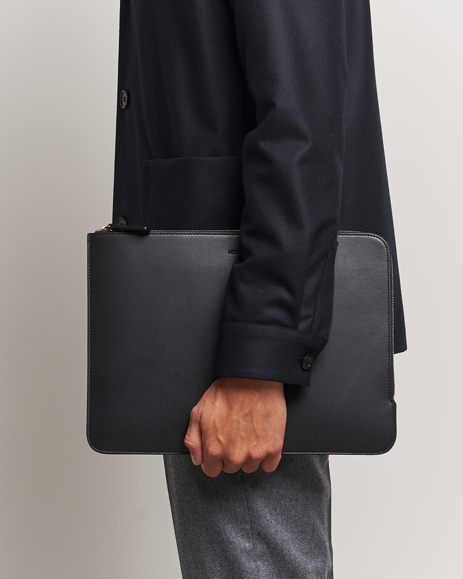 Herren | Mismo Full Grain Leather Laptop Cover 14