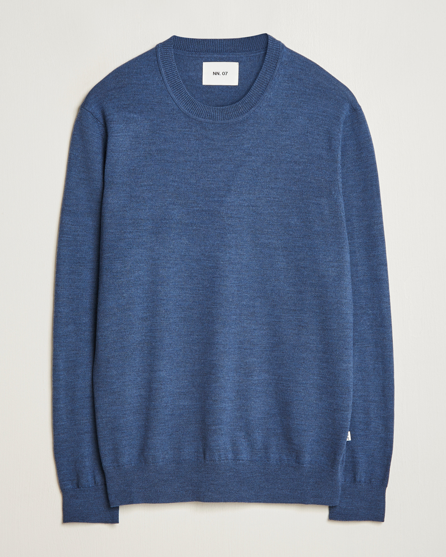 Herren | Pullover | NN07 | Ted Merino Crew Neck Pullover Bering Sea