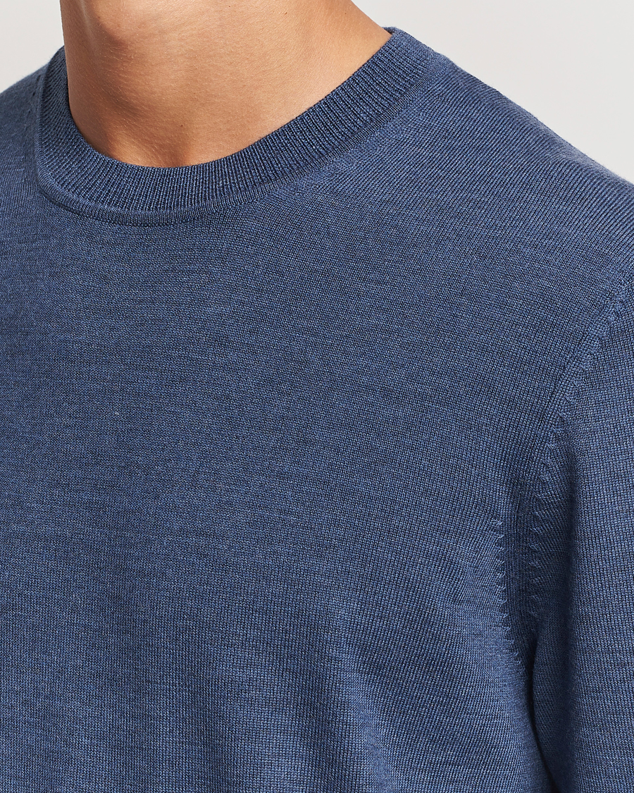Herren | Pullover | NN07 | Ted Merino Crew Neck Pullover Bering Sea