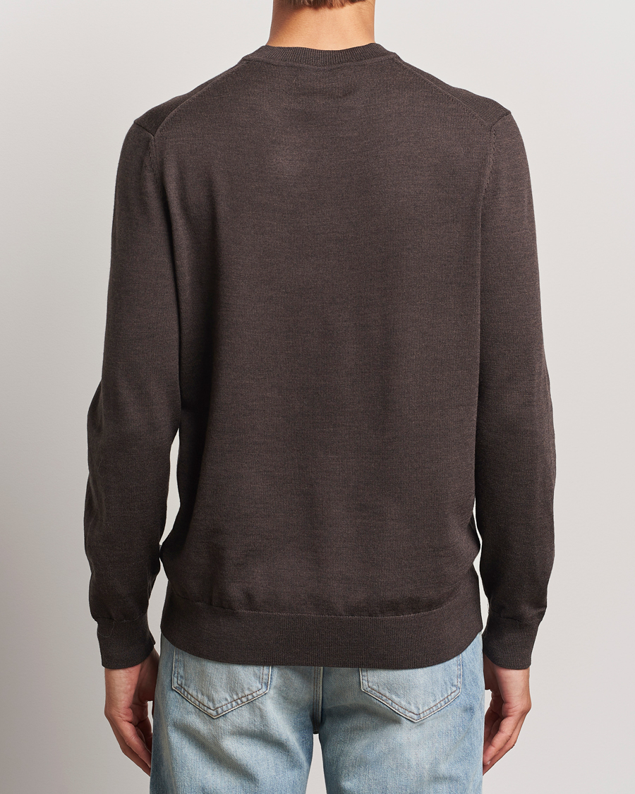 Herren | Pullover | NN07 | Ted Merino Crew Neck Pullover Demitase Brown
