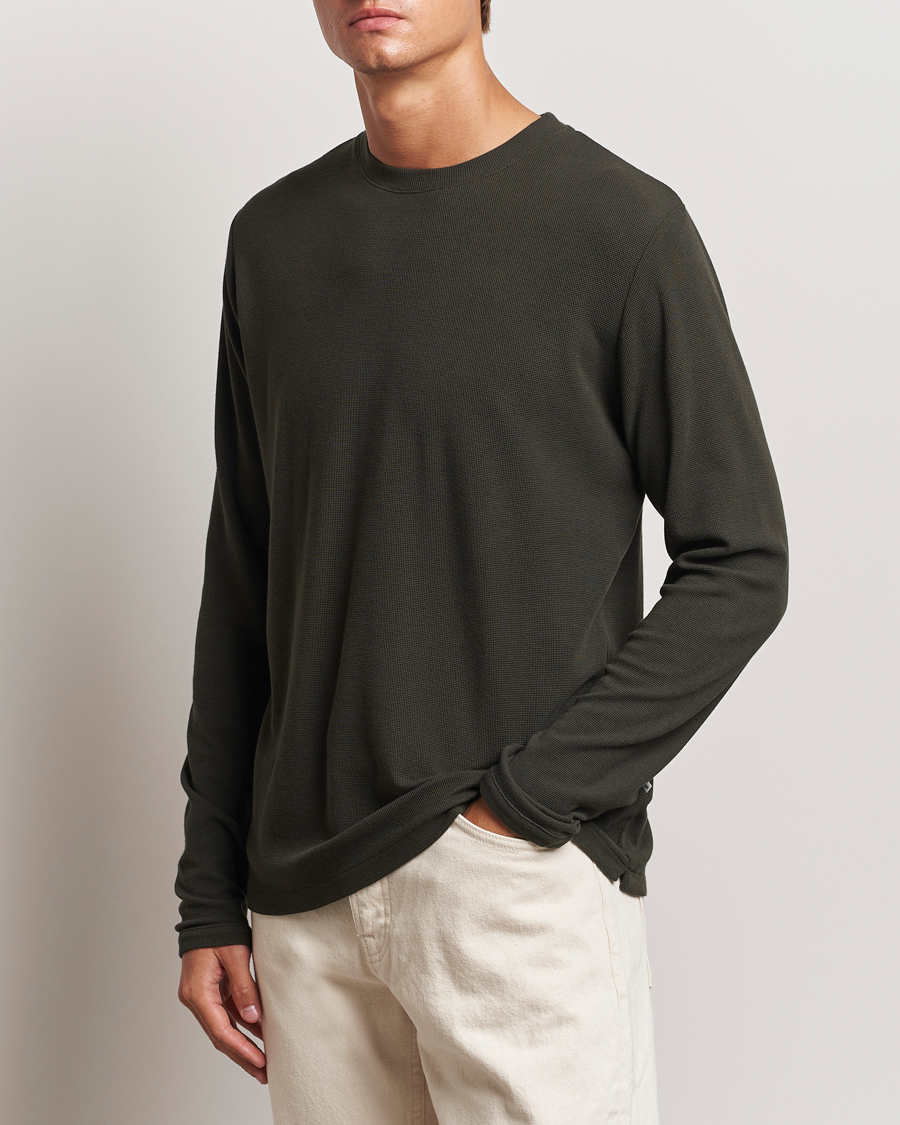 Herren | Pullover | NN07 | Clive Knitted Sweater Dark Army